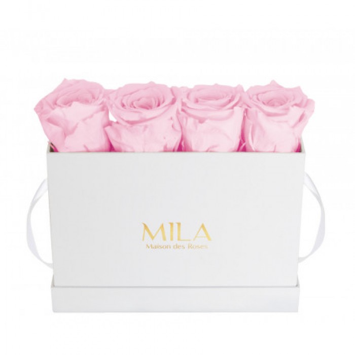 Mila Classique Mini Table Blanc Classique - Pink Blush