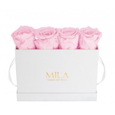 Produit Mila-Roses-00340 Mila Classique Mini Table Blanc Classique - Pink Blush