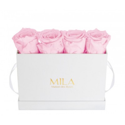 Produit Mila-Roses-00340 Mila Classique Mini Table Blanc Classique - Pink Blush