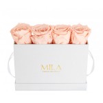  Mila-Roses-00341 Mila Classique Mini Table Blanc Classique - Pure Peach