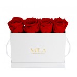  Mila-Roses-00342 Mila Classique Mini Table Blanc Classique - Rouge Amour