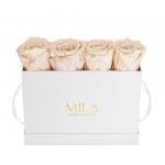  Mila-Roses-00345 Mila Classique Mini Table Blanc Classique - Champagne