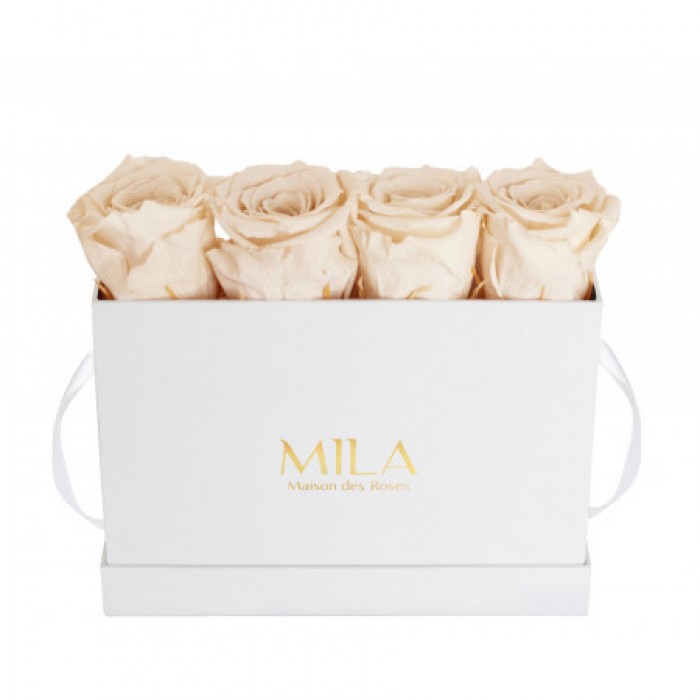 Mila Classique Mini Table Blanc Classique - Champagne