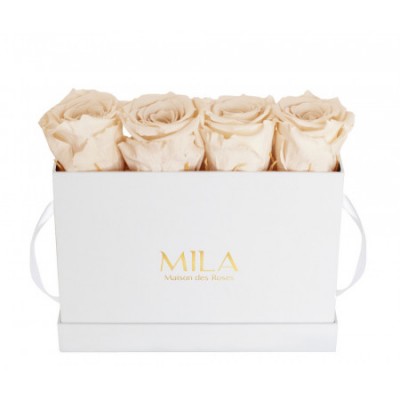 Produit Mila-Roses-00345 Mila Classique Mini Table Blanc Classique - Champagne