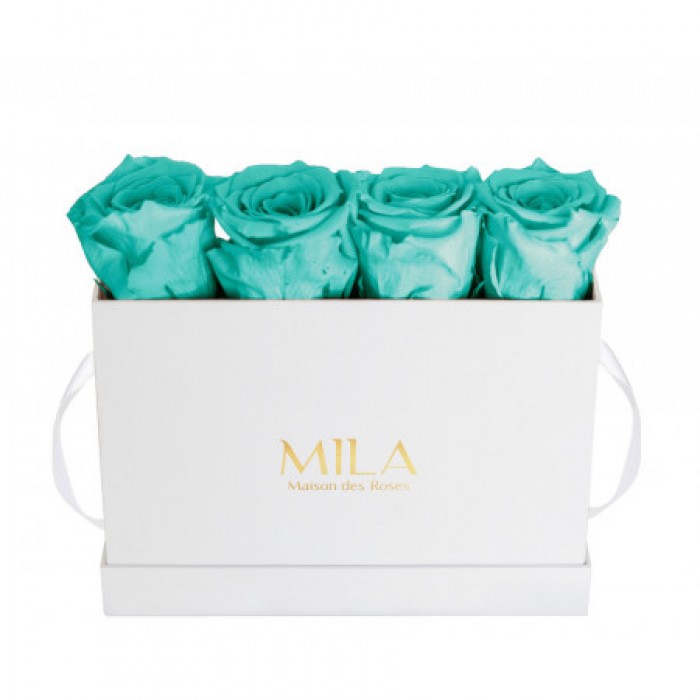 Mila Classique Mini Table Blanc Classique - Aquamarine