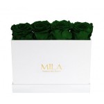  Mila-Roses-00358 Mila Classique Mini Table Blanc Classique - Emeraude