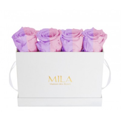 Produit Mila-Roses-00360 Mila Classique Mini Table Blanc Classique - Vintage rose