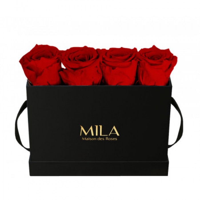 Mila Classique Mini Table Noir Classique - Rouge Amour