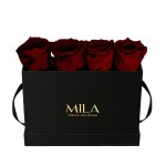  Mila-Roses-00367 Mila Classique Mini Table Noir Classique - Rubis Rouge