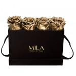 Mila-Roses-00370 Mila Classique Mini Table Noir Classique - Metallic Gold
