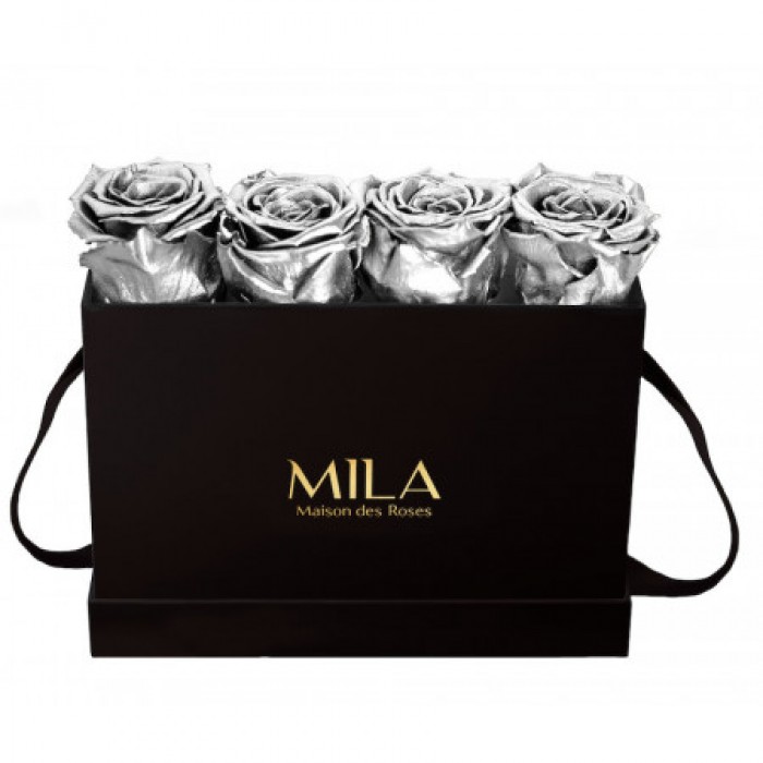 Mila Classique Mini Table Noir Classique - Metallic Silver