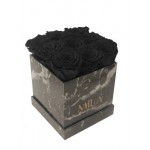  Mila-Roses-00386 Mila Acrylic Black Marble - Black Velvet