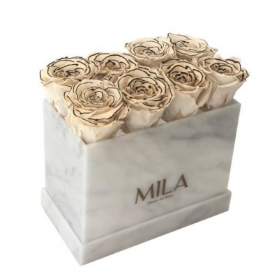 Produit Mila-Roses-00389 Mila Acrylic White Marble - Haute Couture