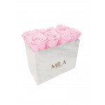  Mila-Roses-00390 Mila Acrylic White Marble - Pink Blush