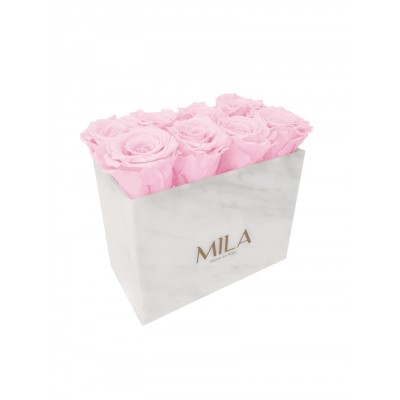 Produit Mila-Roses-00390 Mila Acrylic White Marble - Pink Blush