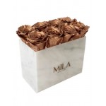  Mila-Roses-00398 Mila Acrylic White Marble - Metallic Copper