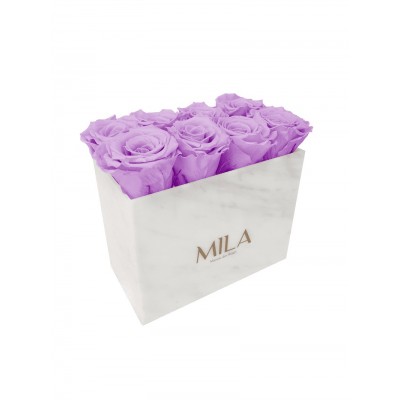Produit Mila-Roses-00403 Mila Acrylic White Marble - Lavender