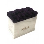  Mila-Roses-00406 Mila Acrylic White Marble - Velvet purple