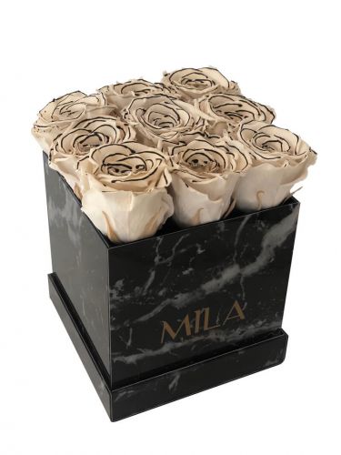 Produit Mila-Roses-00412 Mila Acrylic Black Marble - Haute Couture