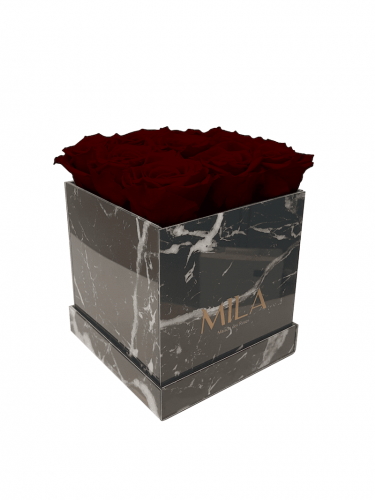 Produit Mila-Roses-00416 Mila Acrylic Black Marble - Rubis Rouge