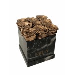  Mila-Roses-00419 Mila Acrylic Black Marble - Metallic Gold