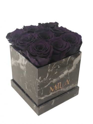 Produit Mila-Roses-00429 Mila Acrylic Black Marble - Velvet purple