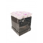  Mila-Roses-00432 Mila Acrylic Black Marble - Pink bottom