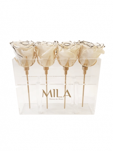 Produit Mila-Roses-00435 Mila Acrylic Mini Table - Haute Couture