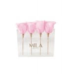  Mila-Roses-00436 Mila Acrylic Mini Table - Pink Blush
