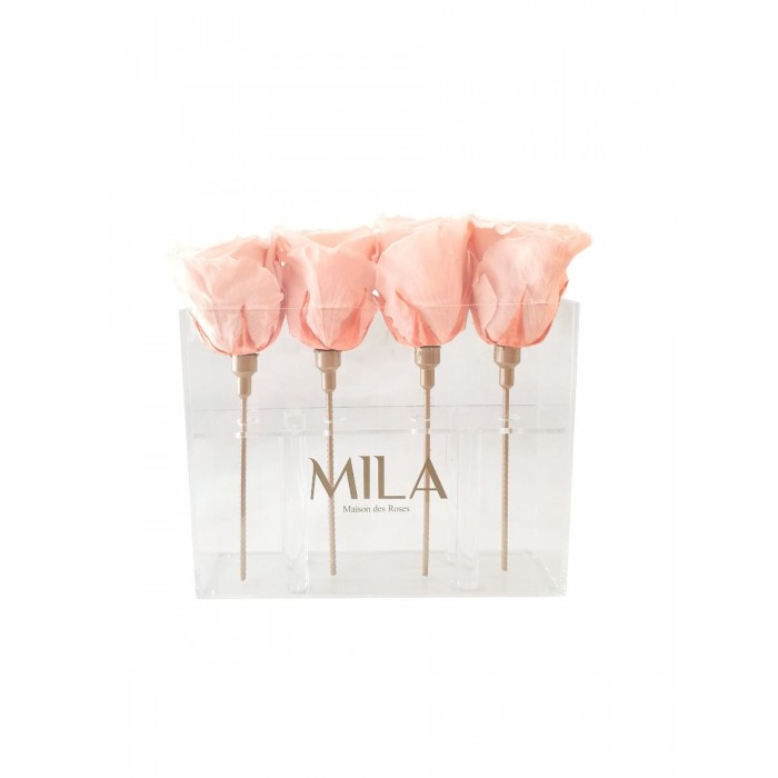 Mila Acrylic Mini Table - Pure Peach