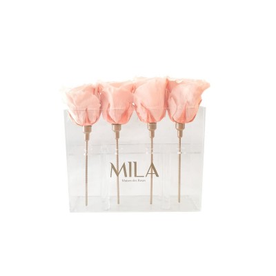 Produit Mila-Roses-00437 Mila Acrylic Mini Table - Pure Peach