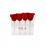  Mila-Roses-00438 Mila Acrylic Mini Table - Rouge Amour
