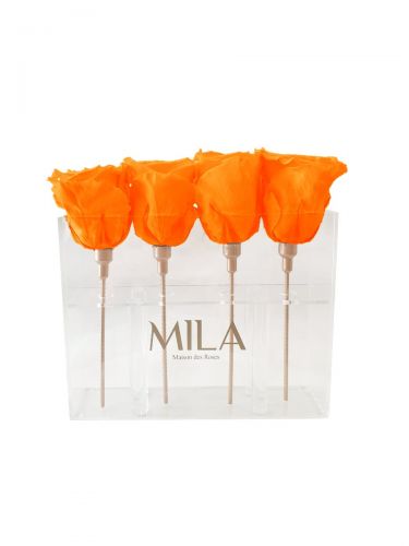 Produit Mila-Roses-00440 Mila Acrylic Mini Table - Orange Bloom