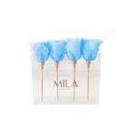  Mila-Roses-00446 Mila Acrylic Mini Table - Baby blue