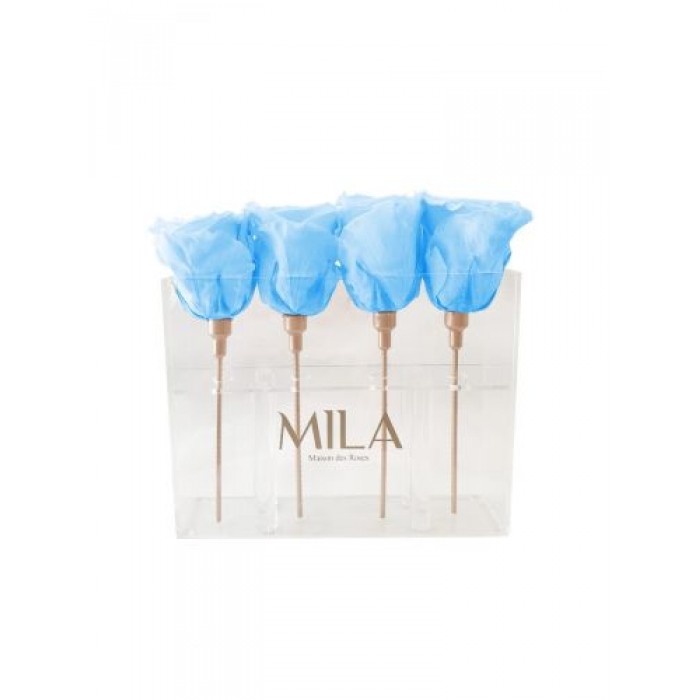 Mila Acrylic Mini Table - Baby blue