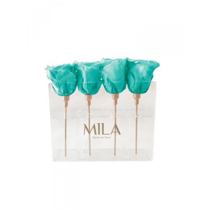 Mila Acrylic Mini Table - Aquamarine