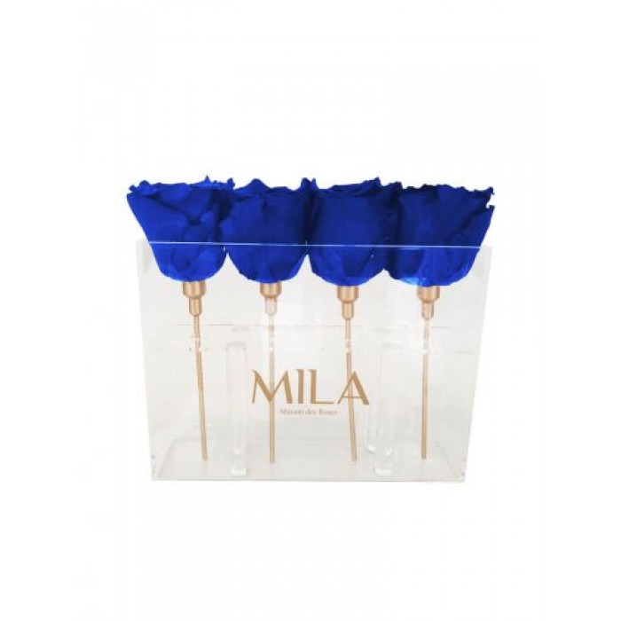 Mila Acrylic Mini Table - Royal blue