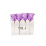  Mila-Roses-00449 Mila Acrylic Mini Table - Lavender