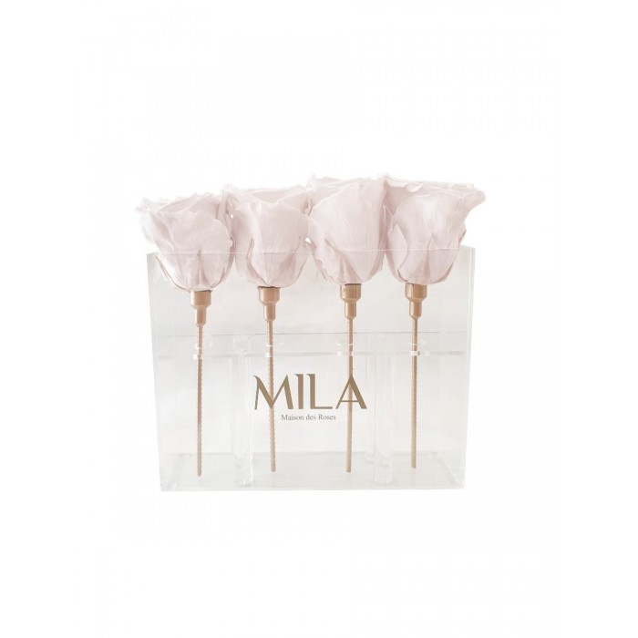 Mila Acrylic Mini Table - Pink bottom
