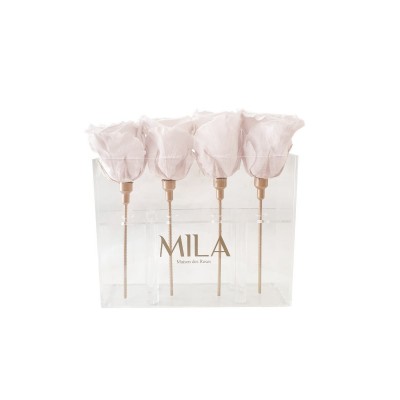 Produit Mila-Roses-00455 Mila Acrylic Mini Table - Pink bottom