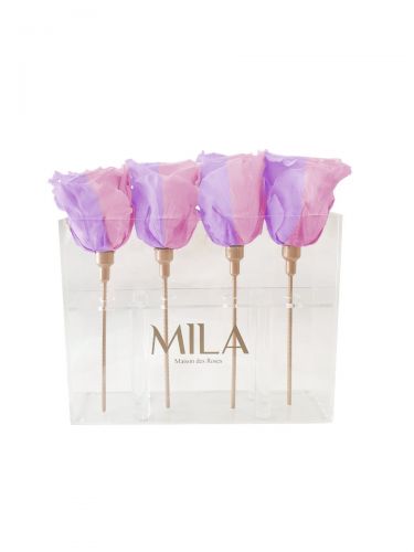 Produit Mila-Roses-00456 Mila Acrylic Mini Table - Vintage rose