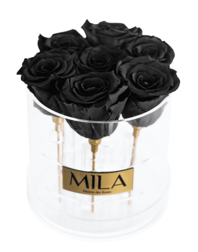 Produit Mila-Roses-00481 Mila Acrylic Round - Black Velvet