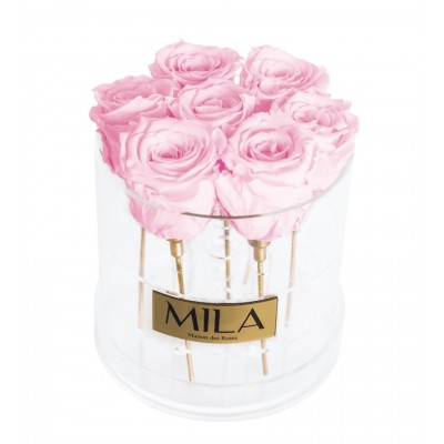 Produit Mila-Roses-00484 Mila Acrylic Round - Pink Blush