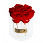  Mila-Roses-00486 Mila Acrylic Round - Rouge Amour