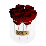  Mila-Roses-00487 Mila Acrylic Round - Rubis Rouge
