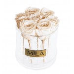  Mila-Roses-00489 Mila Acrylic Round - Champagne