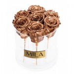  Mila-Roses-00492 Mila Acrylic Round - Metallic Copper