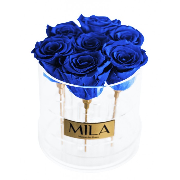 Mila Acrylic Round - Royal blue