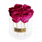 Mila-Roses-00501 Mila Acrylic Round - Fuchsia