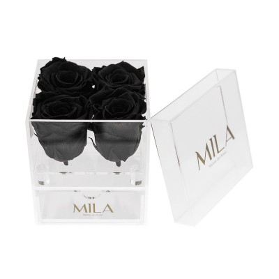 Produit Mila-Roses-00505 Mila Acrylic Mini Bijou - Black Velvet